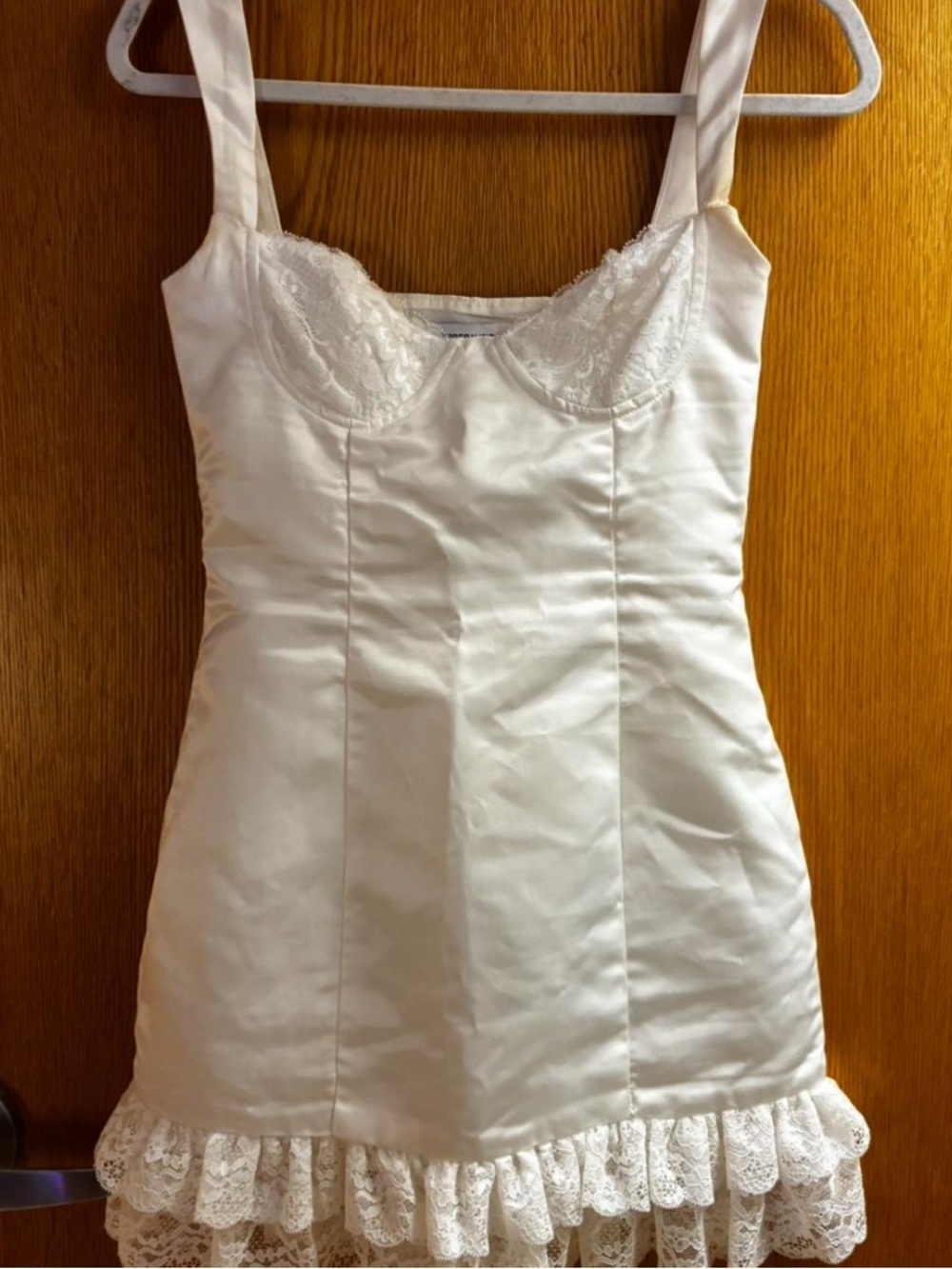 Peppermayo white lace mini dress - Picture 2 of 4